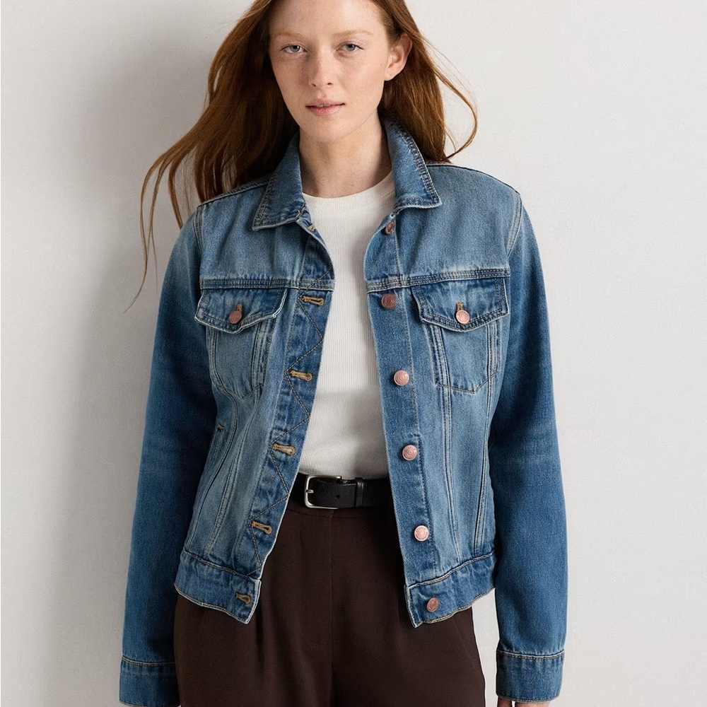 Quince 100% Organic Cotton Denim Jacket